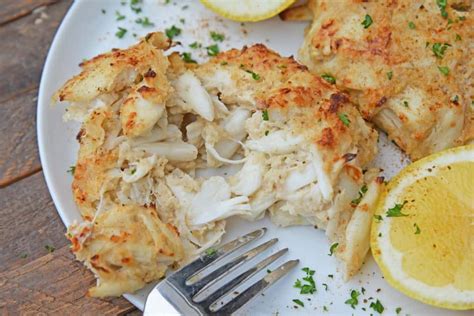 Maryland Crab Cakes Are Made With Jumbo Lump Crab Meat With Little