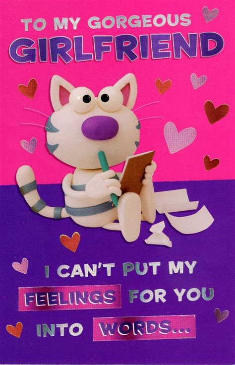 Nowadays, birthday ecards become really popular on the most birthday. Funny Gorgeous Girlfriend Valentine's Day Greeting Card ...
