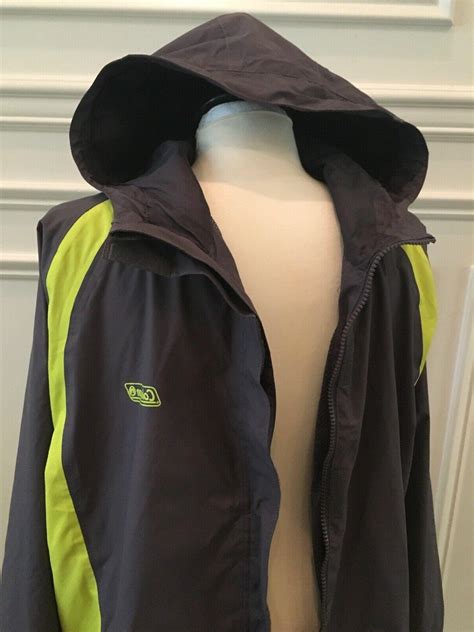 Coleman Mens Hooded Rain Coat Jacket Size Medium