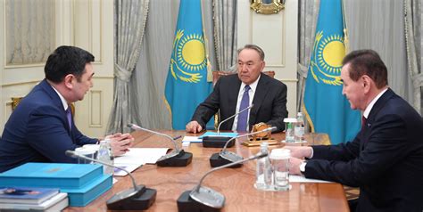 Первый Президент Республики Казахстан - Елбасы принял президента ...