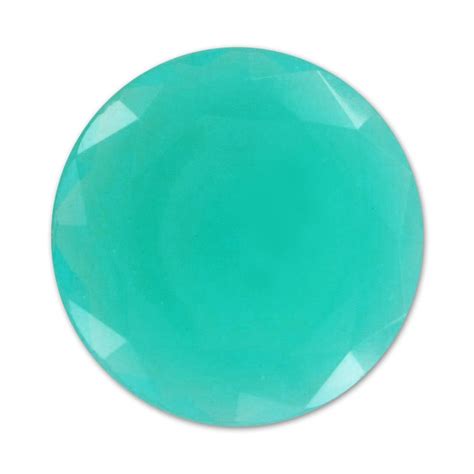 Round Cabochon 27mm Green Turquoise Opal X1 Perles And Co
