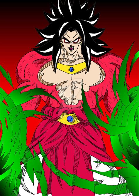 Dragon Ball Af Broly Lssj4 Colors By Cheetah King On Deviantart