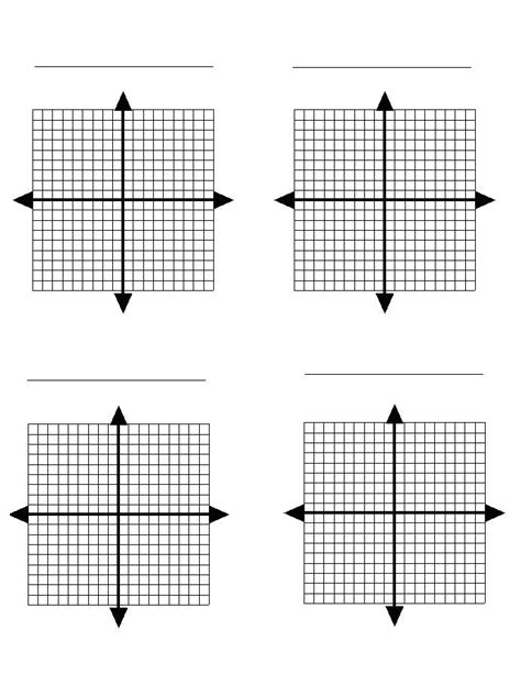 6 Best Images Of Printable Math Graphs Four Coordinate Graph Paper