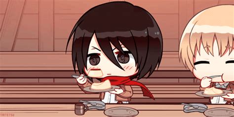 Armin Arlert Mikasa Ackerman Shingeki No Kyojin Animated Animated