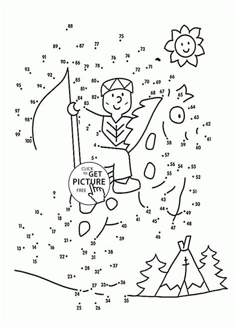 It's a great way to reinforce basic counting skills. Dot to Dot to 100 coloring pages for kids, connect the ...