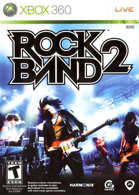 Rock Band 2 2008 Xbox 360 Box Cover Art Mobygames
