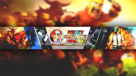 Create Awesome Gaming Youtube Banner Or Channel Art By Techyvishal15