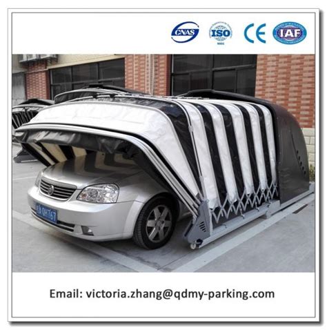 Solar Powered Retractable Car Garageportable Garage Carport Shelter