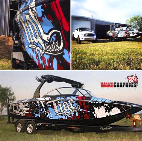 Yet Another Very Cool Boat Wrap By Wake Graphics Material Used 3m