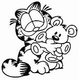 Garfield Coloring Nermal Activiteiten Websincloud Afkomstig Van Kleurplaat sketch template