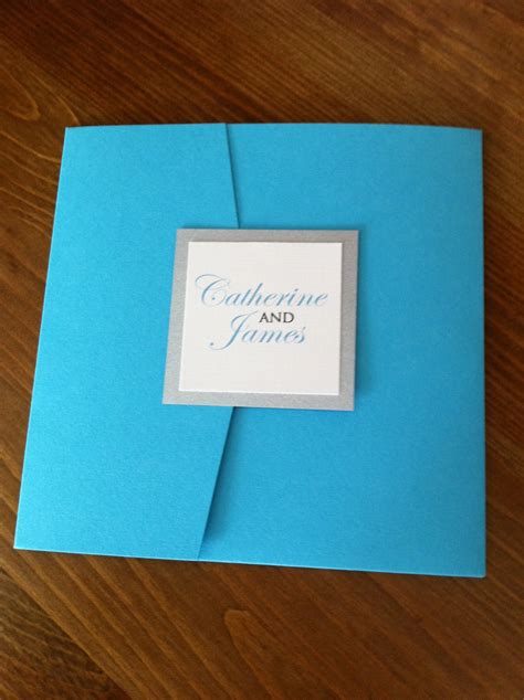 Double Trouble Designs Pocket Fold Invitation Suite For Catherine And