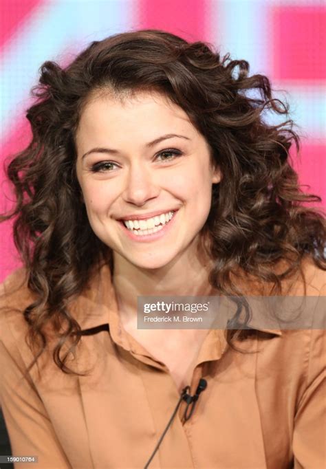 Actress Tatiana Maslany Speaks Onstage At The Orphan Black Panel