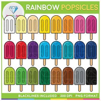 colorful pack   twenty  popsicles ideal