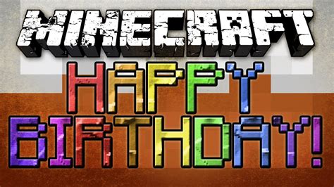 Follow the below directions and learn how to customize the free diy minecraft birthday invitation to your liking. Happy Birthday Minecraft! - YouTube