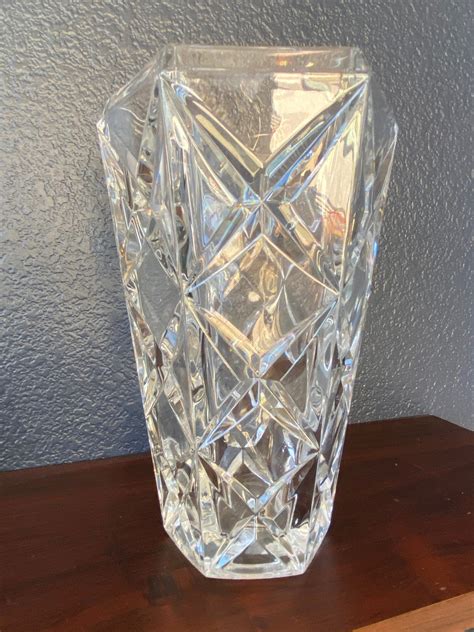 Luminarc Crystal Vase Cristal D Arques Vintage Vase France Etsy