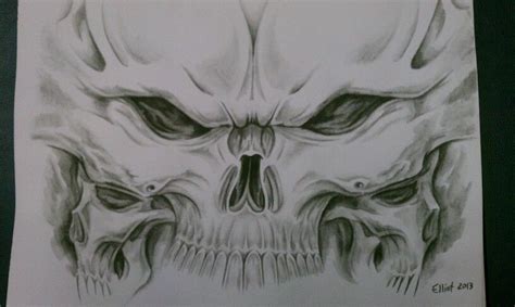 Skull Watercolor Pencil By Elliot Masker Pattern Tattoo Art