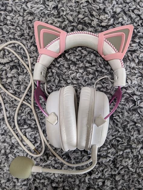 Bought Some Cat Ears For My Headset Adds A Cute Touch To It Girlgamers