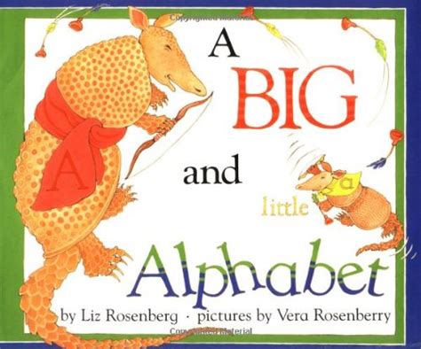 a big and little alphabet rosenberg liz rosenberry vera books