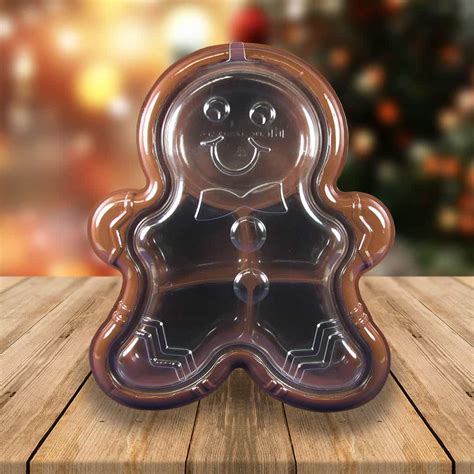 Don't let hours of work go down the drain by improperly transporting your carefully crafted deviled eggs. Holiday Party Trays | Gingerbread Man Tray with Lid