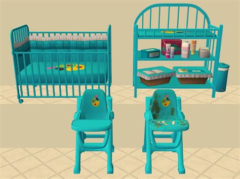 Mod The Sims Nursery Furniture In Lack Colours 741