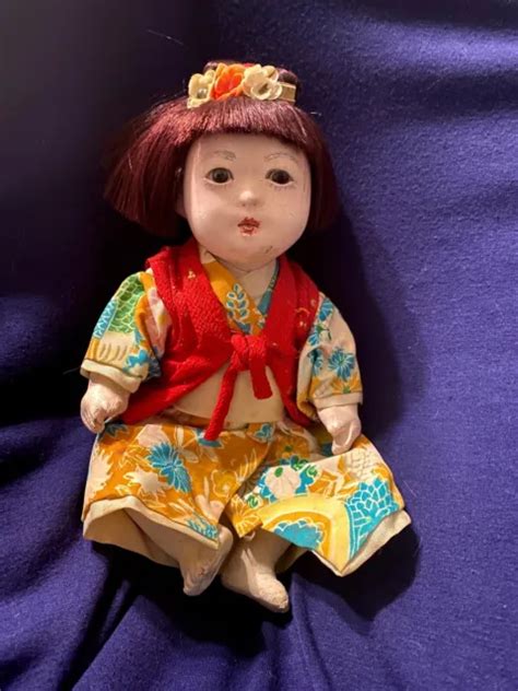Antique Japanese Ichimatsu Cry Baby Girl Doll Porcelain 2000 Picclick