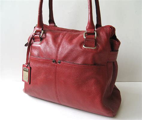 Tignanello Handbags Red Leather Iucn Water