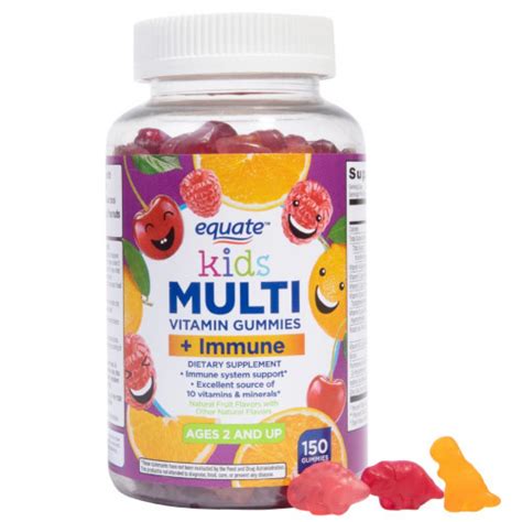 Equate Kids Multivitamin Immune Support Gummies 150