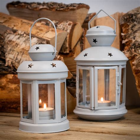 Metal Candle Lanterns Tealight Holders Vintage French Moroccan Style