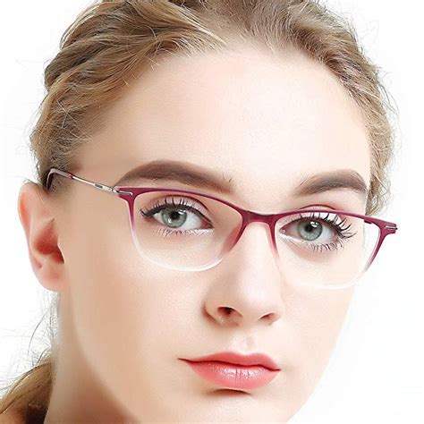 Thin Tr90 Rectangular Womens Fashion Anti Blue Ray Reading Glasses1 0 1 5 2 0 2 5 3 0 Review