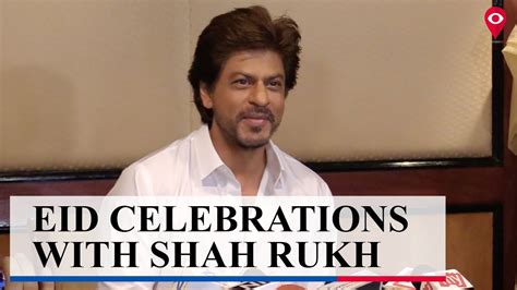 Eid Celebrations With Shah Rukh Khan Entertainment Mumbai Live Youtube