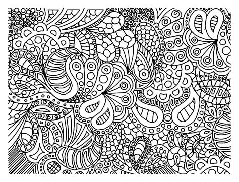 Strange And Abstract Coloring Doodle Art Doodling Adult Coloring Pages