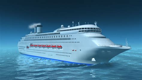 Animated Ship With Ocean 3d Model Animated Cgtrader