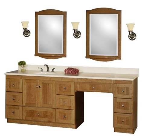 Here, your favorite looks cost less than you thought possible. NEW bathroom vanities with makeup area | Bathroom ideas ...