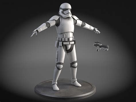 Original Star Wars Models Wars 3d Star Stormtrooper Model Order Light