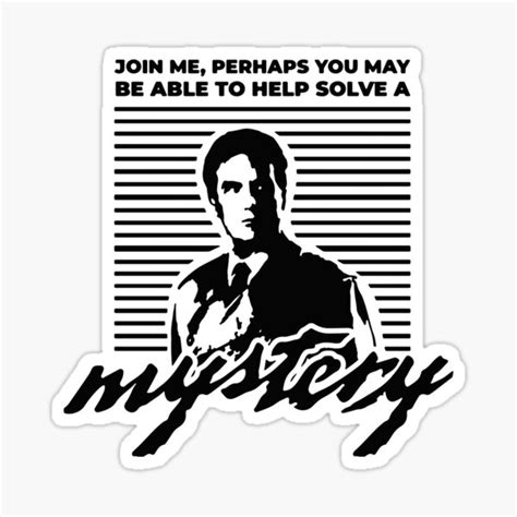 Join Me Unsolved Mysteries Television Show Art T Sticker For Sale