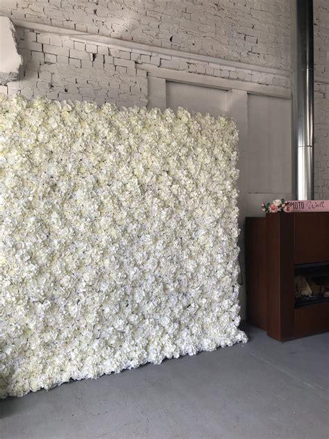 Arbors And Backdrops White Flower Wall Backdrop A Day To Remember