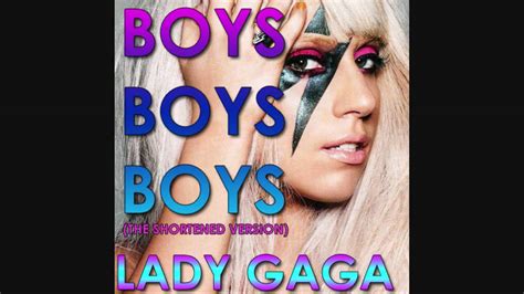 Lady Gaga Boys Boys Boys Shortened Version Youtube
