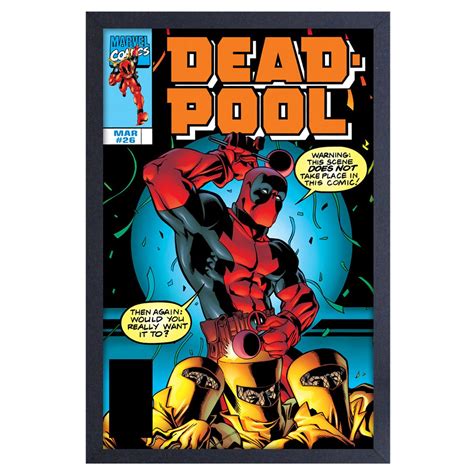 Deadpool Comic Framed Art Print Entertainment Earth