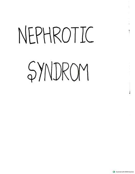 Solution Nephrotic Syndrome Nursing Care Planning And Management Pdf
