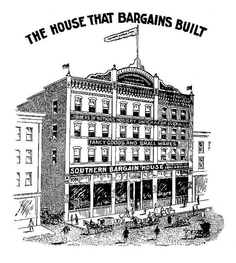 Vintage Clip Art Old Department Store Bargain House The Graphics