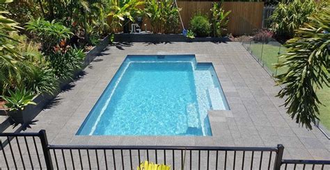 elegance silver grey leisure pools pools backyard inground rectangle pool