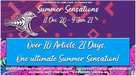 Summer Sensations 2020 presented by Cobs Cove | Howler