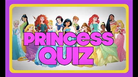Disney Princess Quiz Youtube