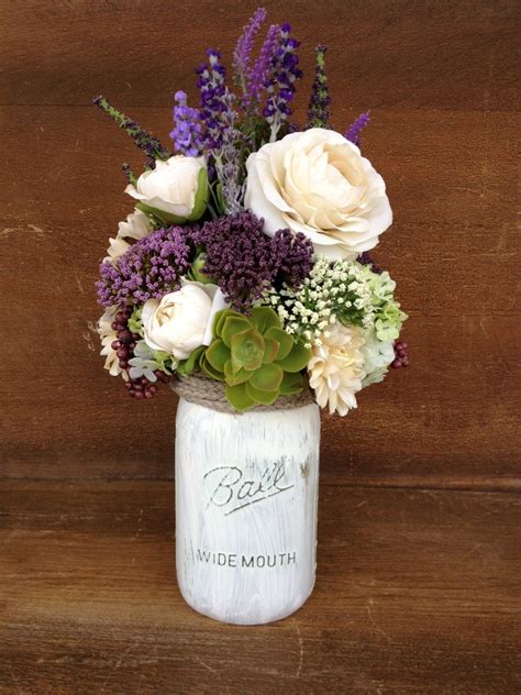 Mason Jar Arrangements Diy Mason Jar Flower Arrangement With Kroger