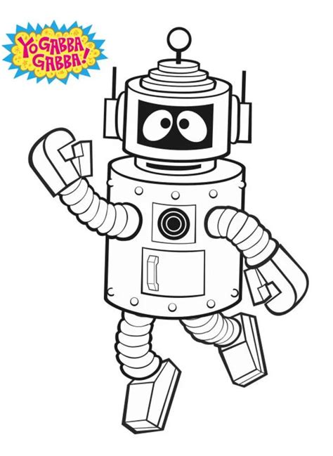 yo gabba gabba coloring pages ift tt d0eorcp
