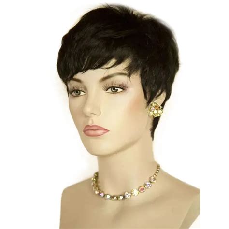 Sunnymay Full Lace Short Human Hair Wigs With Bangs For Black Women Bob