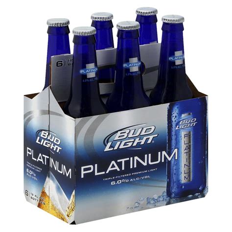 Upc 018200189937 Bud Light Platinum Beer Bottles 12 Oz 6 Pk