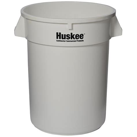 Trash Cans Red Continental Commercial Huskee Hauler 19 Gallon Capacity