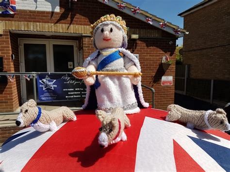 Arts Crafts And Fabulous Knitted Postbox Toppers Being Created At Cliffsend Village Hall The