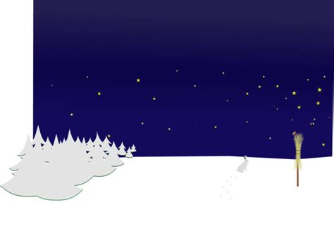 Winter Night Scene Backgrounds Blue Christmas Holiday Navy Templates Free Ppt Grounds And